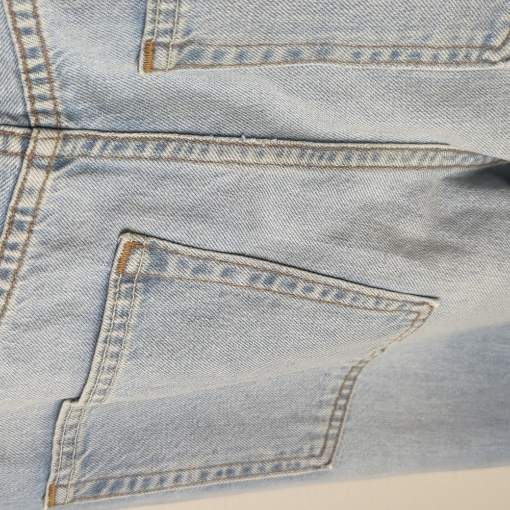 GRLFRND Wide Leg Jean Women's 30 Light Wash Denim Jeans Pants Sparkle 8 - Picture 5 of 15